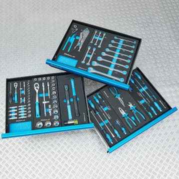 Datona Gereedschapsset voor 3 lades - 81-delige set, Ophalen of Verzenden, Nieuw