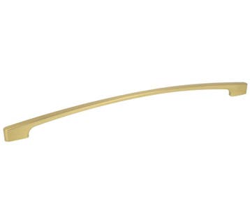 Meubelgreep boog zamak 320 mm mat messing, Verzenden, Nieuw