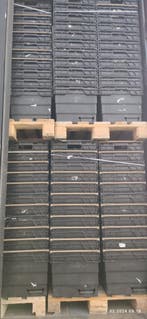 Nestbare Stapelbak, 600x400x360 mm, euronorm, zwart, Ophalen of Verzenden, Gebruikt