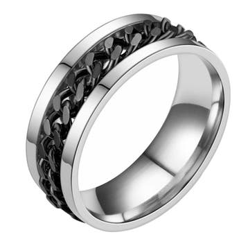 Fako Bijoux - Fidget Ring - Anxiety Ring - Angst Ring -, Sieraden, Tassen en Uiterlijk, Ringen, Verzenden, Nieuw