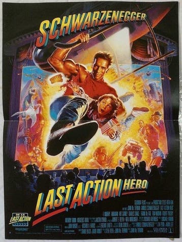 Lot of 3 movie-posters - Schwarzenegger / Bruce Willis /, Nieuw