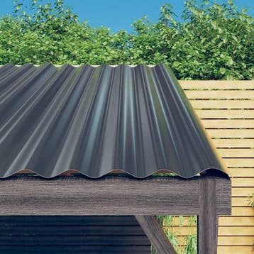 vidaXL Dakpanelen 12 st 60x36 cm gegalvaniseerd staal, Doe-het-zelf en Verbouw, Verzenden, Nieuw