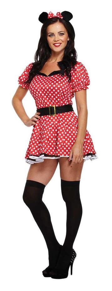 Minnie mouse jurkje, Verzenden, Nieuw, Feestartikel