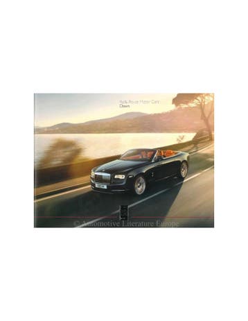 2015 ROLLS ROYCE DAWN BROCHURE ENGELS, Nieuw, Author