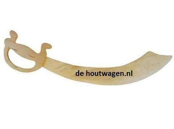 Houten Zwaard, Schild, Dolk, Verkrijgbaar Bij de Houtwagen, Ophalen of Verzenden, Nieuw, Overige typen