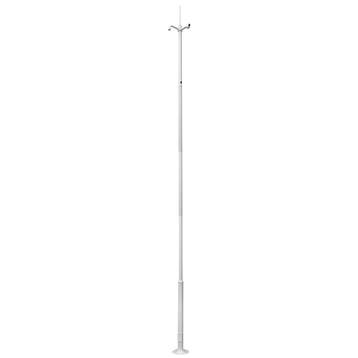Cameramast 6 meter Wit, Gegalvaniseerd staal,, Ophalen of Verzenden, Nieuw