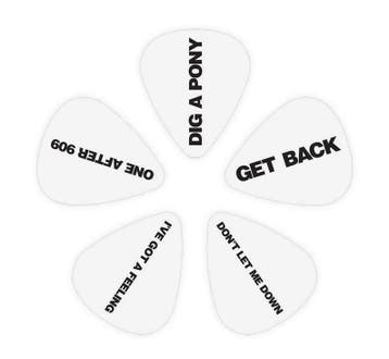 The Beatles Plectrum Get Back 10-pack Medium 0.70 mm, Nieuw, Gebruiksvoorwerp