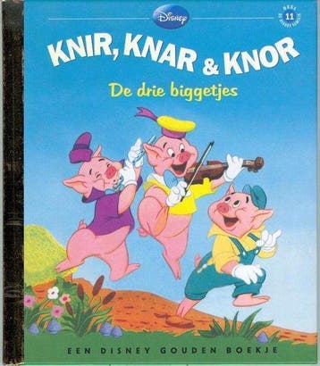 Gouden Boekje Deel 11 Knir,Knar en Knor de drie biggetjes, Verzenden, Gelezen