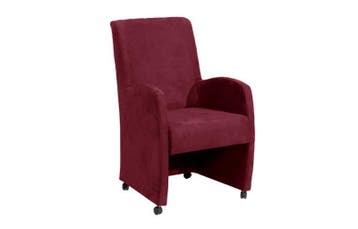 Eetkamerstoel Paulo - eetkamerstoelen - Rood, Huis en Inrichting, Nieuw, Rood, Stof