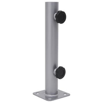 vidaXL Parasolvoet voor Ø32/34/38 mm stok staal, Verzenden, Nieuw, Parasolvoet