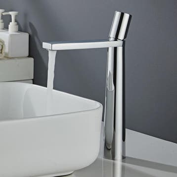 Moderne Wastafelkraan Zwart/Chroom - Eéngreeps Mengkraan met, Doe-het-zelf en Verbouw, Sanitair, Verzenden, Nieuw