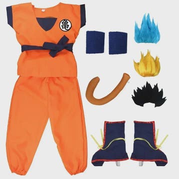 Son Goku Kinder Cosplay Kostuum - Anime Dragon Ball Z Outfit, Verzenden, Nieuw