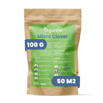 Microklaver Gazon - Zuiver klaverzaad  (100 g voor 50 m2), Verzenden, Gehele jaar, Volle zon
