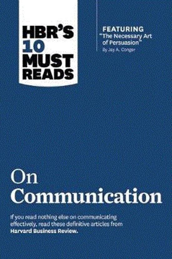 HBRs 10 must reads on communication (with featured article, Boeken, Taal | Engels, Gelezen, Verzenden