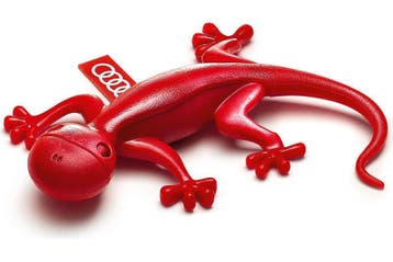 Audi gecko luchtverfrisser - rood, Ophalen of Verzenden, Nieuw