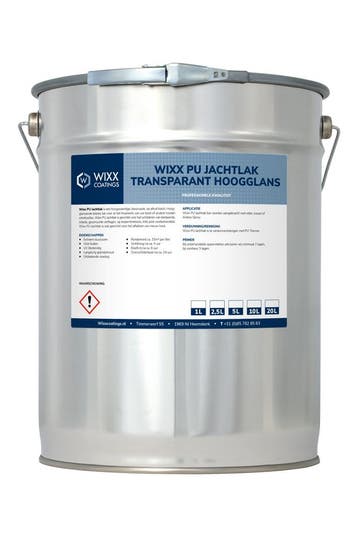 Wixx PU Jachtlak Transparant Hoogglans 1L, Overige kleuren, Verzenden, Nieuw, Lak
