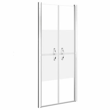 vidaXL Douchedeur 81x190 cm ESG halfmat, Verzenden, Nieuw