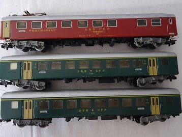 Märklin H0 - 4066,4068 - Modeltrein personenwagen (3) - 1 x, Nieuw