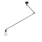 Moderne hanglamp zwart zonder kap - Blitz, Verzenden, Nieuw, Modern
