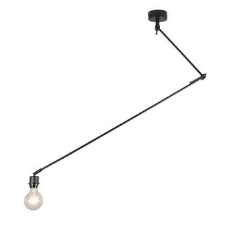 Moderne hanglamp zwart zonder kap - Blitz, Verzenden, Nieuw, Modern