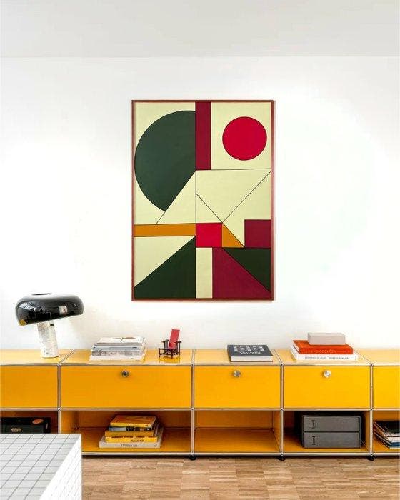 Alejandro Gonzalez - ABSTRACCIÓN MODULAR 233 - XL - (NO, Antiek en Kunst, Kunst | Schilderijen | Modern