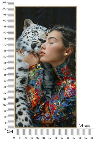 MOIRA GELAKT CANVAS MET FRAME -A- CM 52X4X102, Ophalen of Verzenden, Nieuw