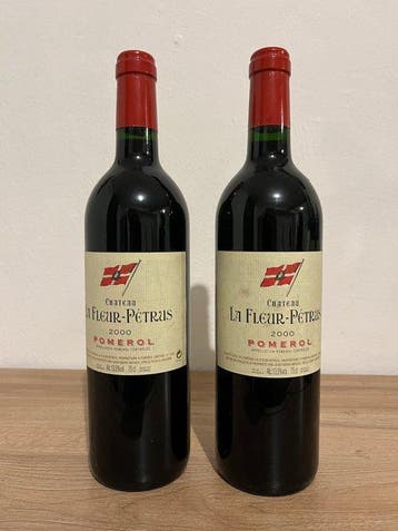 2000 Chateau La Fleur-Petrus - Pomerol - 2 Flessen (0.75, Nieuw