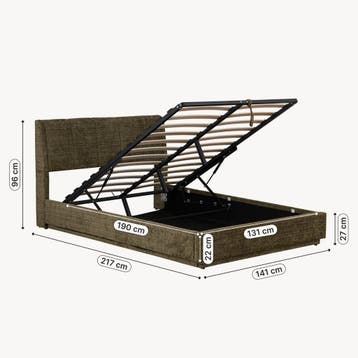 Tweepersoonsbed Tröstiar met LED licht 140x200 cm groen [en., Verzenden, Nieuw