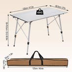24goodz Aluminium Campingtafel met Draagtas - Lichtgewicht e, Caravans en Kamperen, Verzenden, Nieuw
