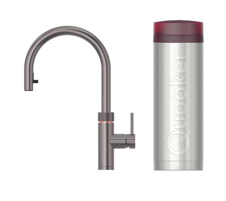 €1316 QUOOKER PRO3 FLEX ROUND GUNMETAL - 3XGME, Huis en Inrichting, Keuken | Keukenbenodigdheden, Ophalen of Verzenden