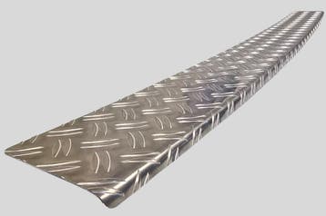 Volkswagen Caddy Luxe Bumperbeschermer Aluminium, Verzenden