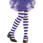 Gestreepte panty voor peuters blauw/wit - Panty's, Ophalen of Verzenden, Nieuw
