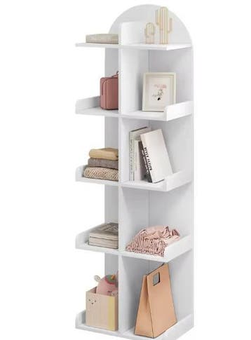 Witte 5-laagse boekenkast 10 planken, Huis en Inrichting, Verzenden, Nieuw