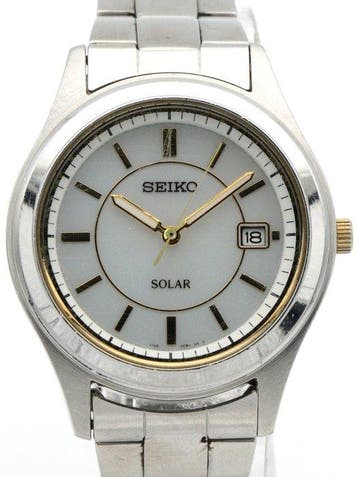 Seiko - Solar - Zonder minimumprijs - V145-0BV0 - Unisex -