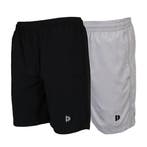 Donnay Donnay Heren - 2-Pack - Korte sportbroek Ian - Zwart, Kleding | Heren, Broeken en Pantalons, Verzenden, Nieuw