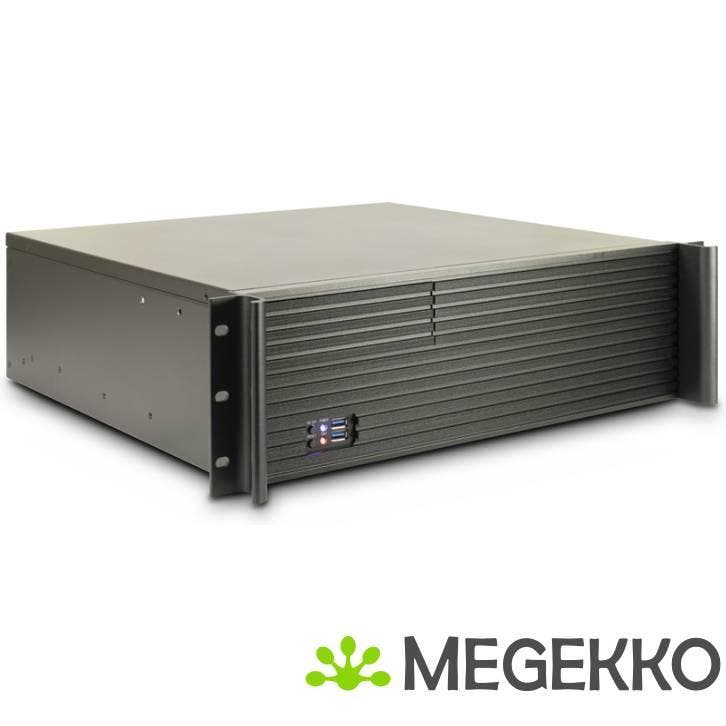 Inter-Tech 3U-K-340L Rack Zwart, Computers en Software, Computerbehuizingen, Nieuw, Verzenden