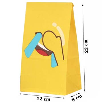 Fako Bijoux - 48 Uitdeelzakjes + Stickers - Emoji / Smiley -, Verzenden, Nieuw