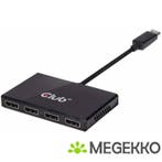 CLUB3D Multi Stream Transport (MST) Hub DisplayPort 1.2 Quad, Verzenden, Nieuw