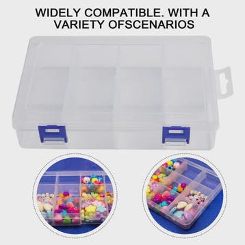 Opbergdoos met 8 Vakjes - Verstelbare Plastic Organizer voor, Verzenden, Nieuw