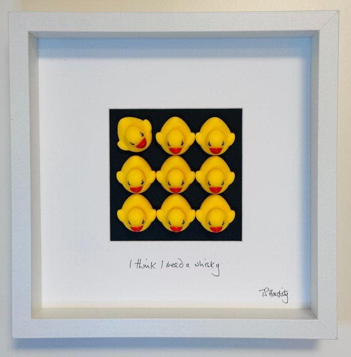 T P Hardisty - I think I need a whisky + FREE WHISKY GIFT, Antiek en Kunst, Kunst | Schilderijen | Modern