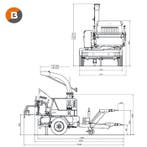 Schliesing 495 EX snipperaar 75,3 PK - 24cm, Ophalen of Verzenden