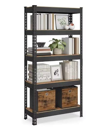Metalen Opbergrek 150 cm – Sterk Rek met 5 Planken, Verzenden, Nieuw in verpakking