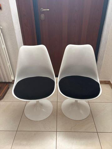 Knoll - Eero Saarinen - Stoel (2) - Tulpstoel - Glasvezel,