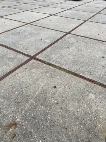 Gebruikte betonplaat 200x125x14 met hoeklijn B-keus..., Ophalen of Verzenden, Nieuw