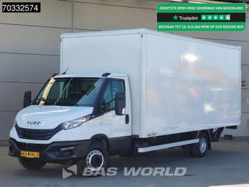Iveco Daily 72C21 3.0L Automaat 1000KG Laadklep Luchtvering, Automaat, Stof, Gebruikt, Euro 6