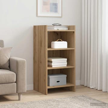 vidaXL Dressoir Artisanaal eiken 40 x 36 x 80 cm Bewerkt, Verzenden, Nieuw, Overige houtsoorten, Minder dan 50 cm