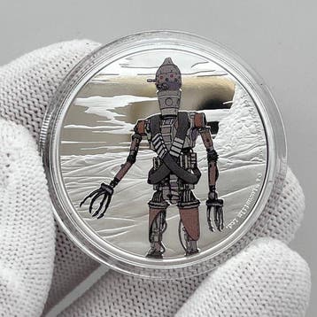 Niue. 2 Dollars 2021 – Star Wars: IG-11 – 1 oz Silver coin