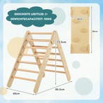 Trendmix 3 in 1 Houten Driehoek Klimrek Met Glijbaan -, Kinderen en Baby's, Ophalen of Verzenden, Nieuw