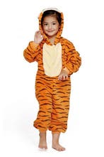 Onesie Tijger Pak Kostuum Oranje 110-116 Tijgertje Tijgerpak, Kinderen en Baby's, Carnavalskleding en Verkleedspullen, Ophalen of Verzenden