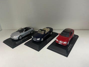 Minichamps 1:43 - Modelauto (3) - Mercedes-Benz collection, Nieuw